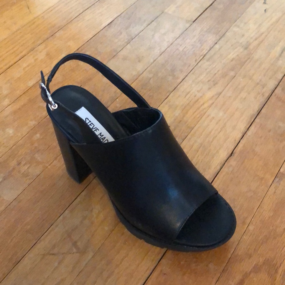 Steve Madden minal black platform sandal